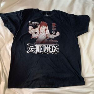 Ripple Junction One Piece Straw Hat Luffy Anime Kanji Shirt Men XL
